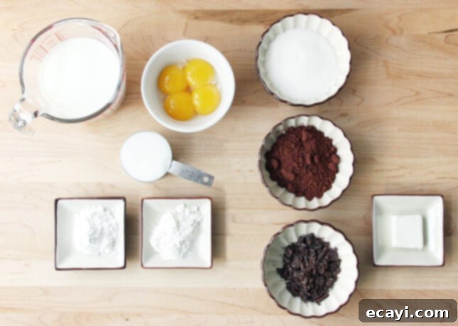 Chocolate Eclairs A Visual Step by Step Guide 11 Ingredients for Rich Chocolate Pastry Cream // FoodNouveau.com