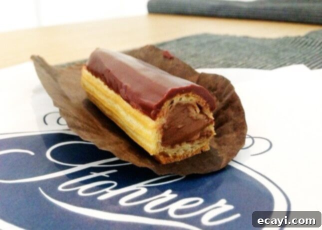 Chocolate Eclairs A Visual Step by Step Guide 7 Stohrer's classic chocolate éclair, judged