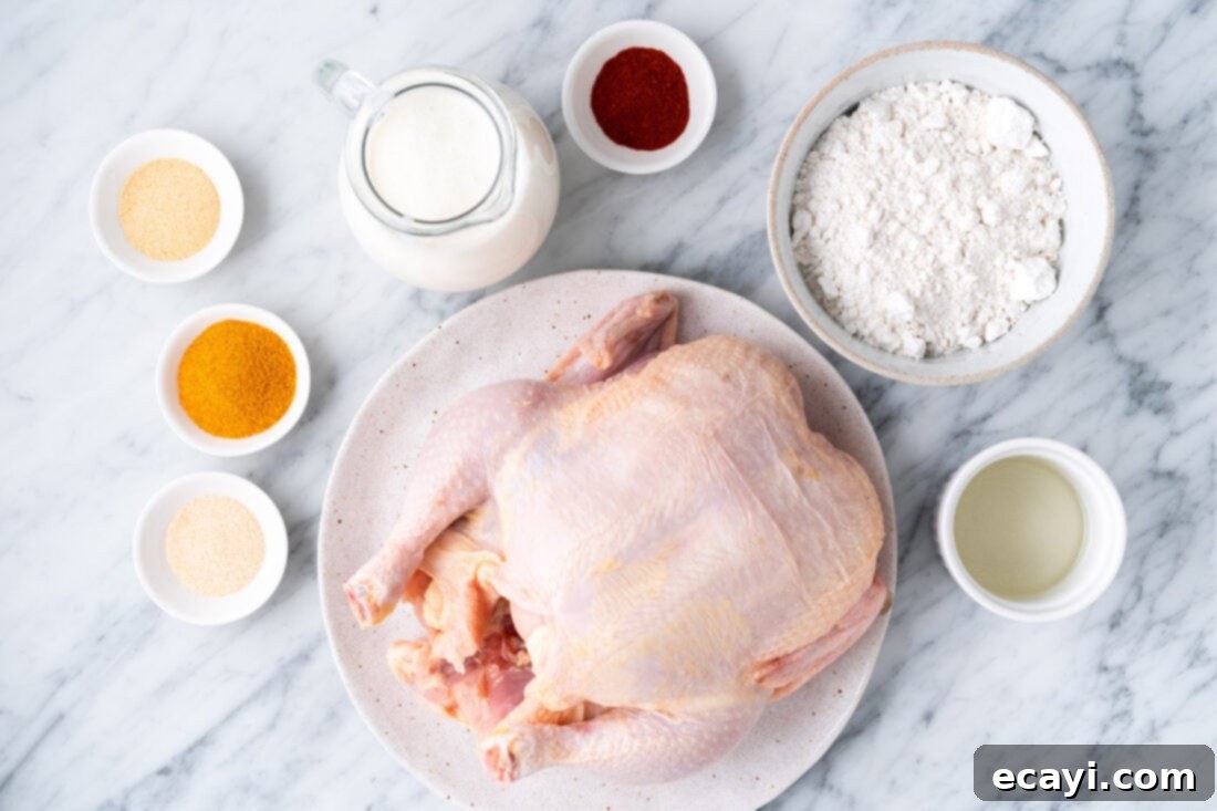Crispy Air Fryer Chicken 4 ingredients for Air Fryer Fried Chicken