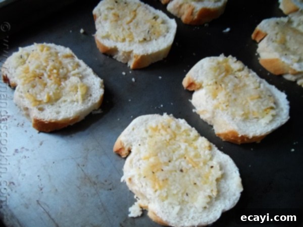 Easy 7 Cheese Garlic Spread - AmandasCookin.com Close-up of the 7 Cheese Garlic Spread texture