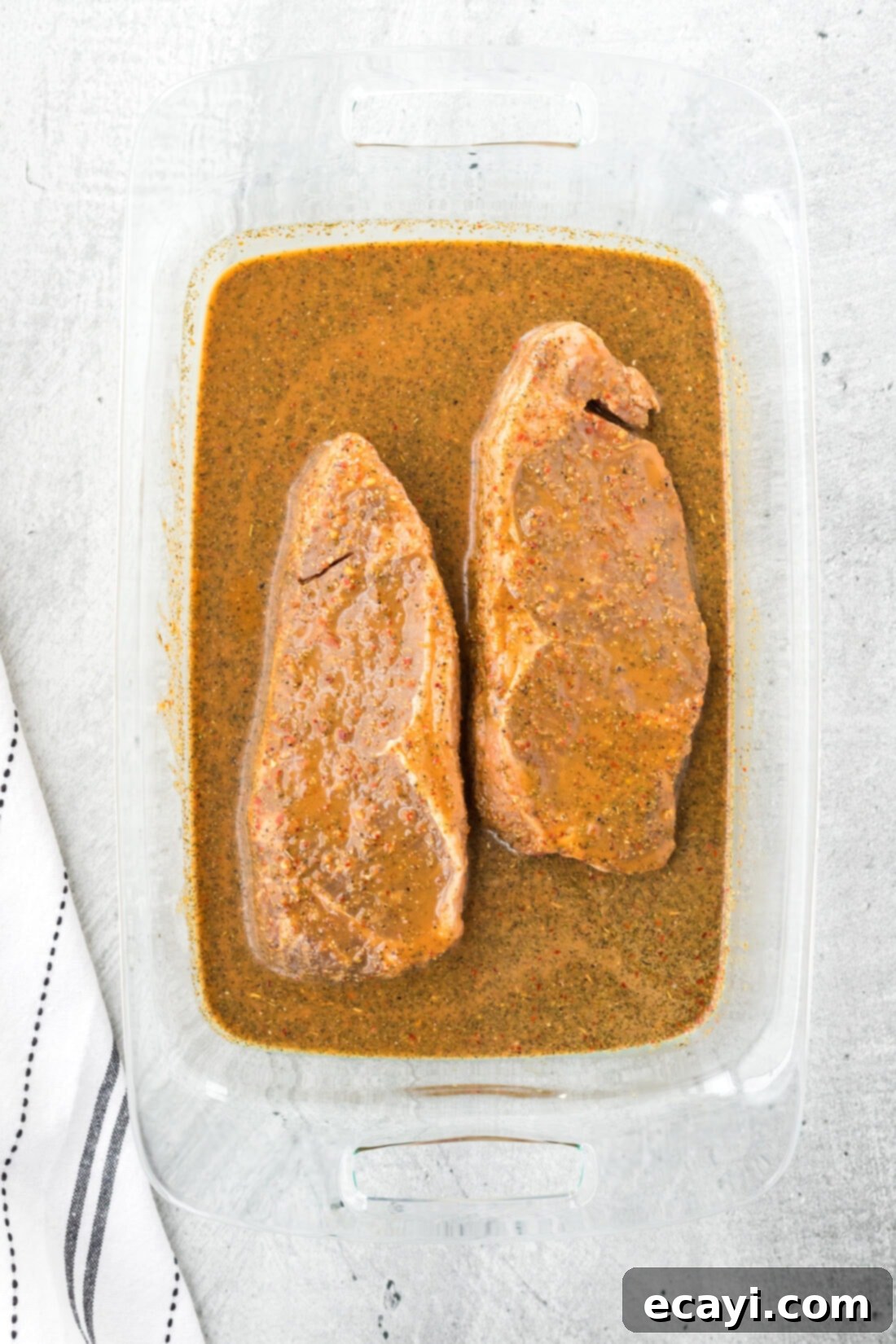 Perfect Steak Marinade 5 Steak Marinade in container