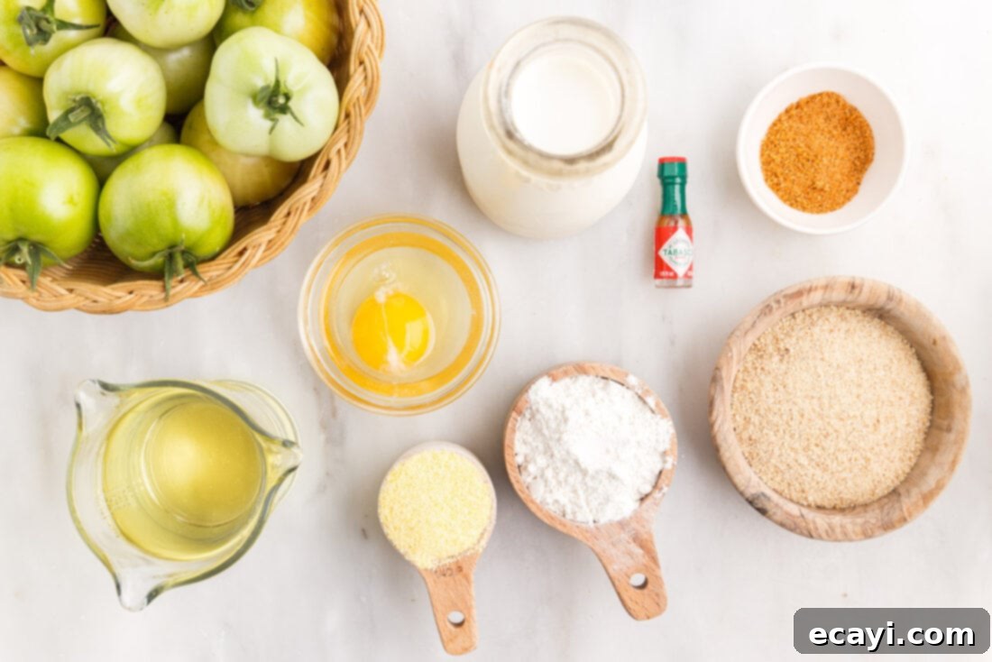 Deep Fried Truths 4 ingredients to make Fried Green Tomatoes