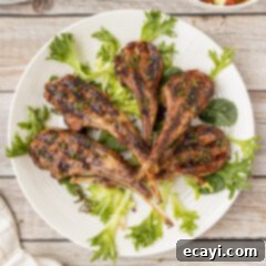 Char-Grilled Lamb Delights 11 grilled lamb chops