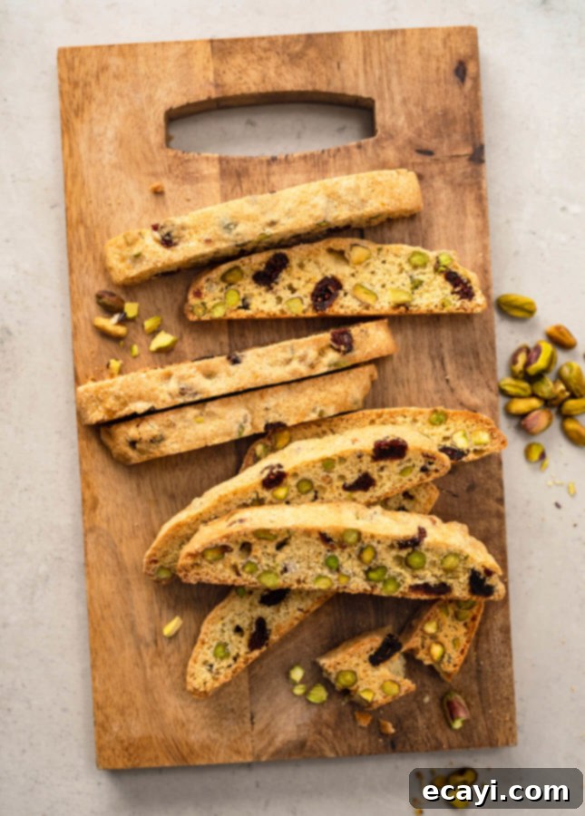 Artisan Cranberry Pistachio Biscotti 2 Cranberry Pistachio Biscotti // FoodNouveau.com
