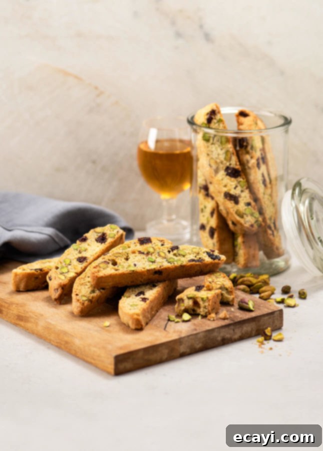 Artisan Cranberry Pistachio Biscotti 3 Cranberry Pistachio Biscotti // FoodNouveau.com