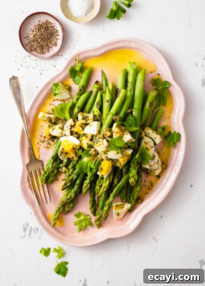 Spring Asparagus with Zesty Gribiche 6 Asparagus with Gribiche Dressing // FoodNouveau.com
