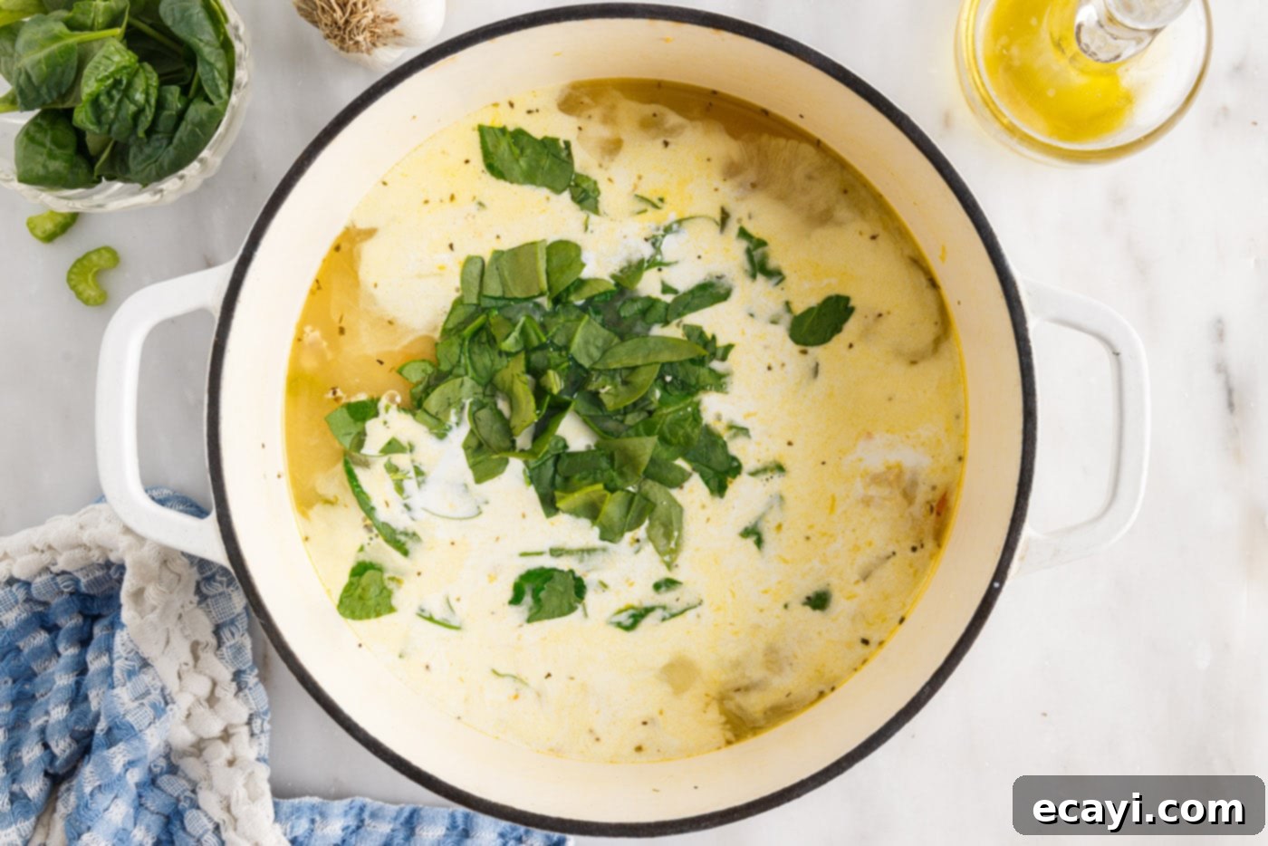 Creamy Gnocchi Chicken Bliss 11 heavy cream and spinach in chicken gnocchi soup