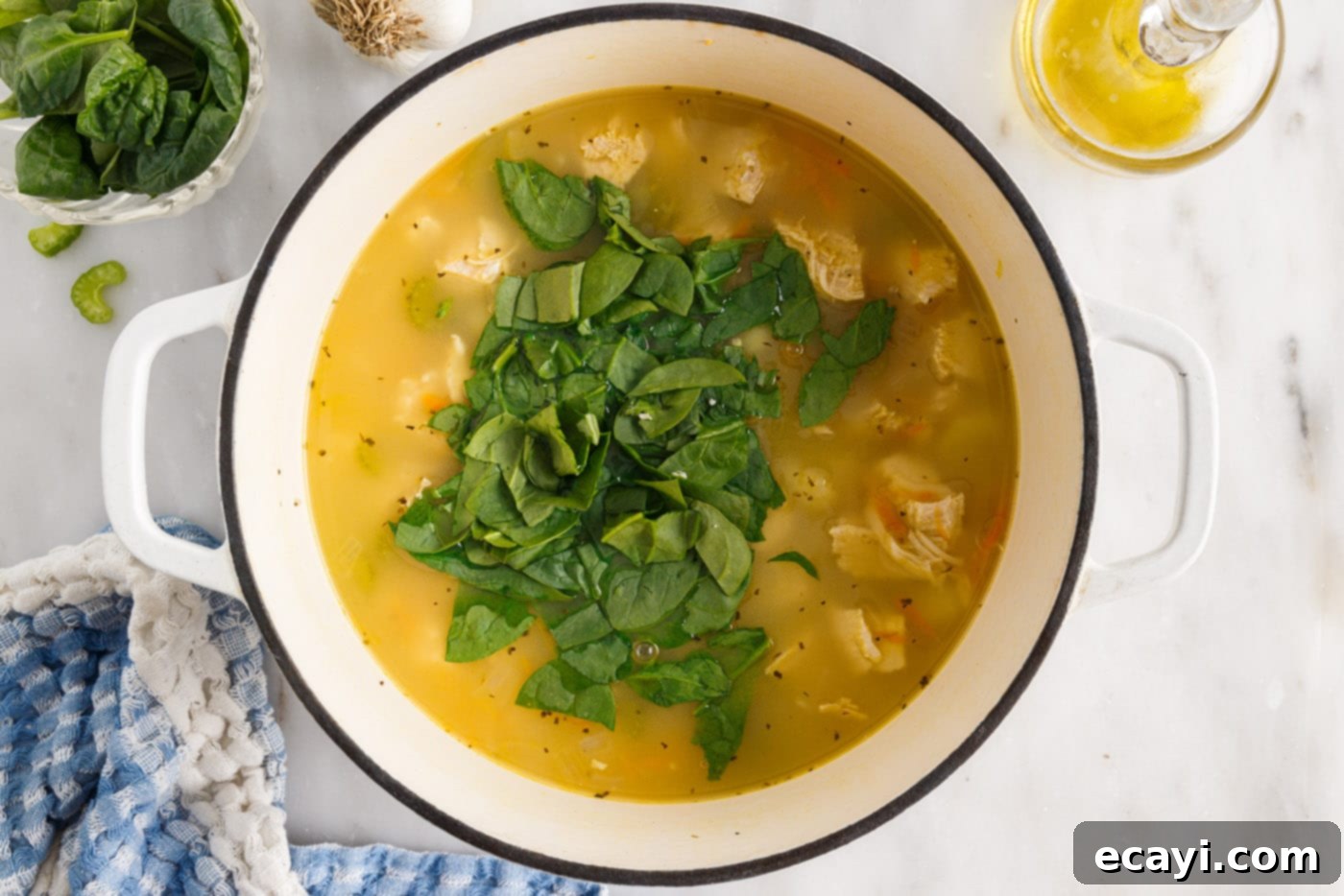 Creamy Gnocchi Chicken Bliss 10 spinach in chicken and gnocchi soup