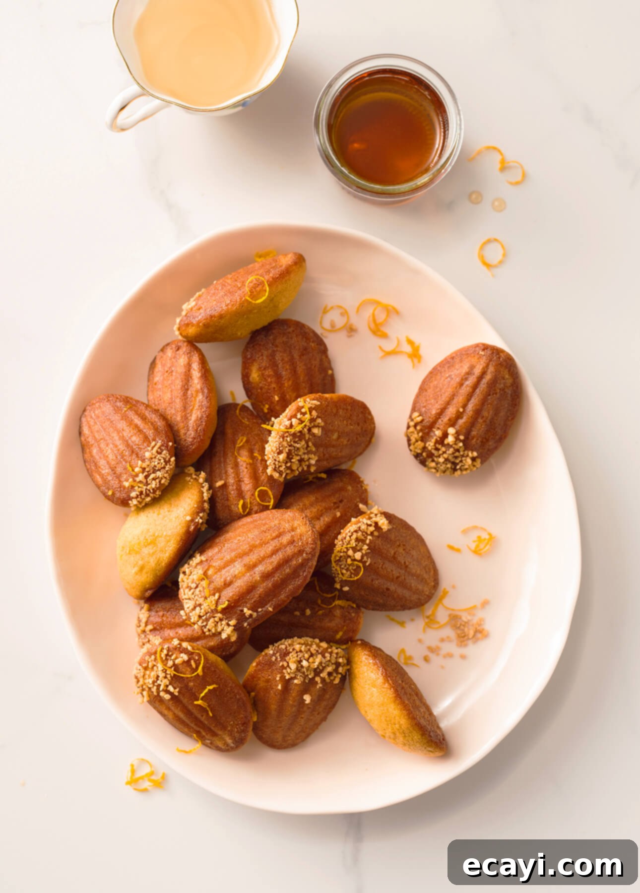 Aromatic Orange Maple Shells 2 Orange Maple Madeleines // FoodNouveau.com