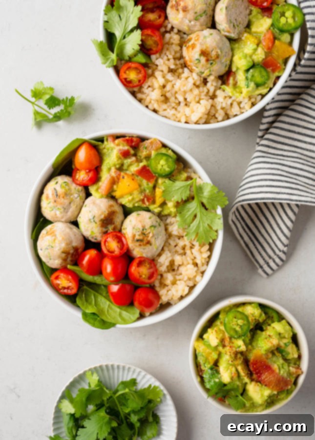 The Only Baked Turkey Meatballs You Need 2 Super Versatile Baked Turkey Meatballs // FoodNouveau.com