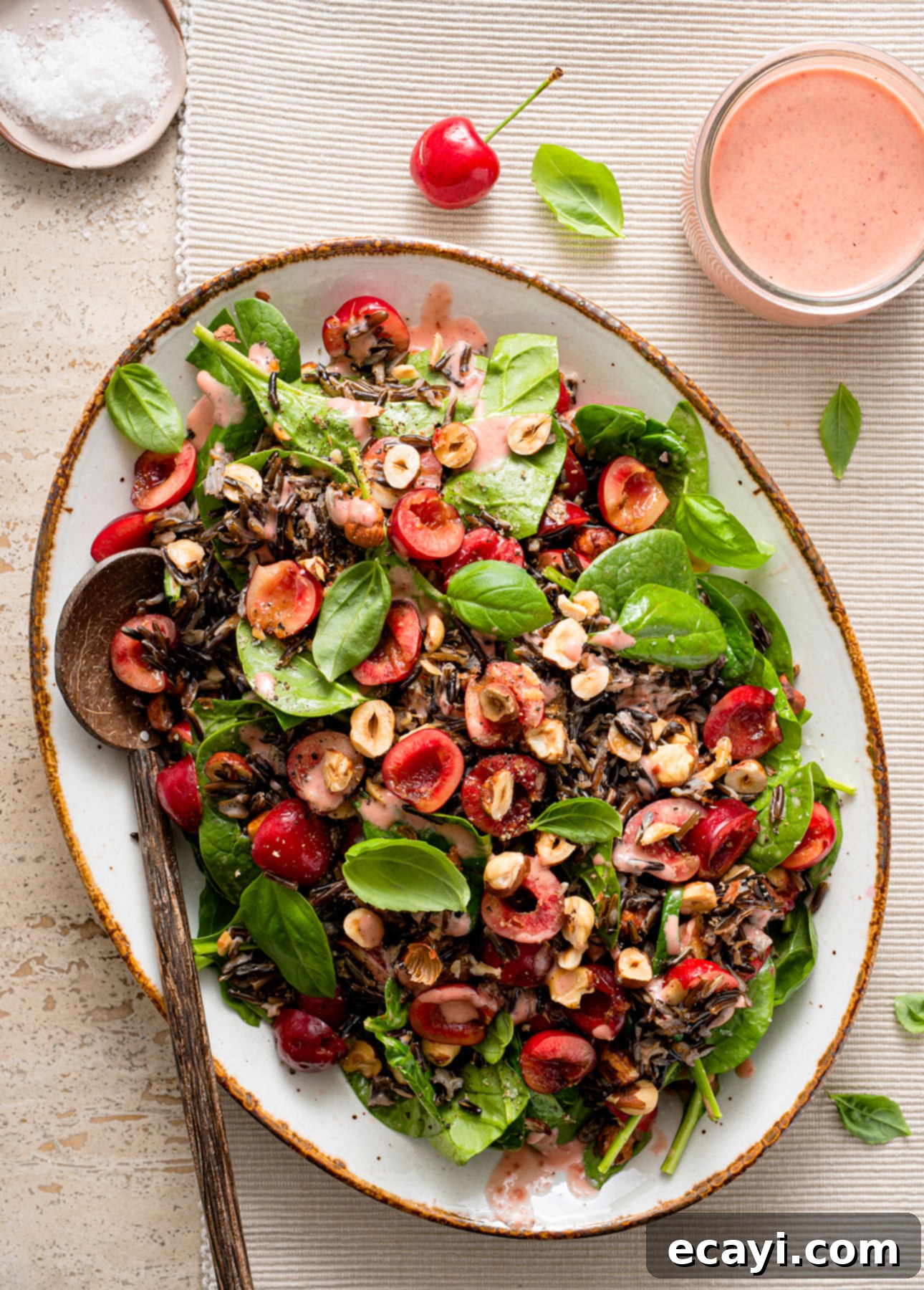 Vibrant Wild Rice Salad with Cherries and Hazelnuts 3 Wild Rice Salad with Cherries and Hazelnuts // FoodNouveau.com
