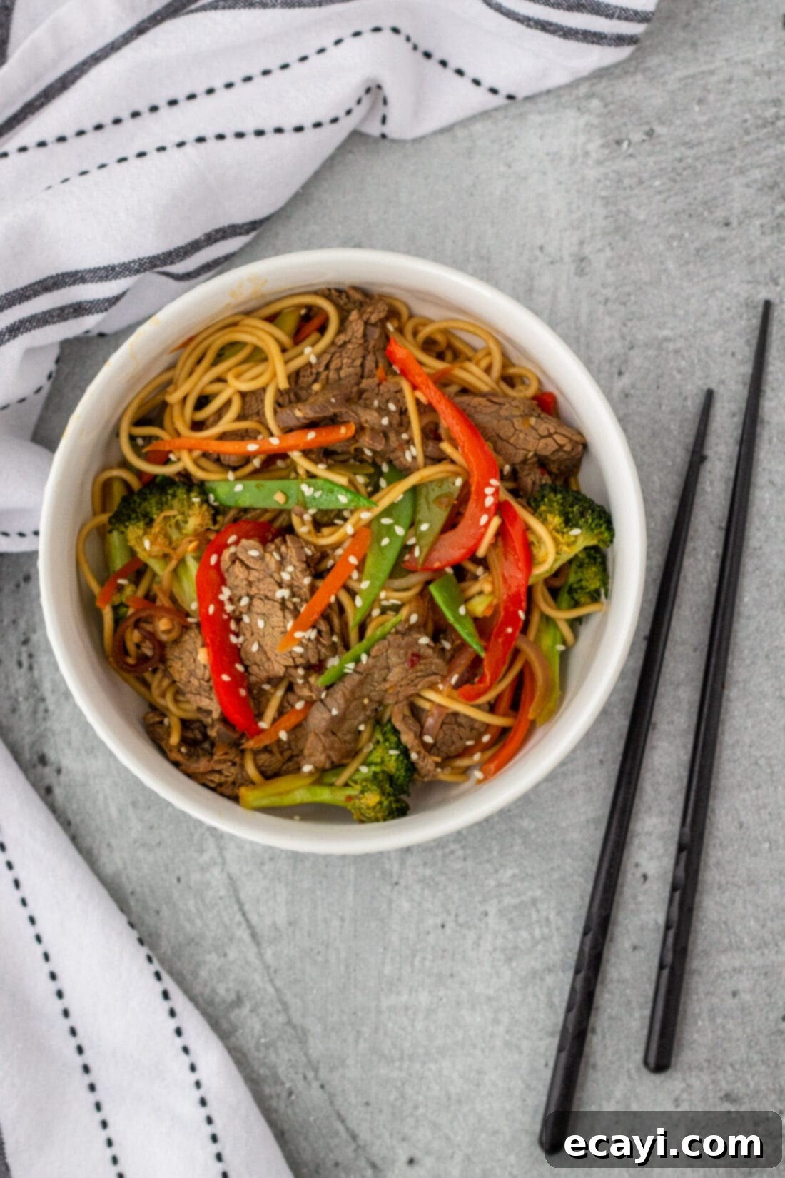 Ultimate Beef Lo Mein 2 bowl of Beef Lo Mein