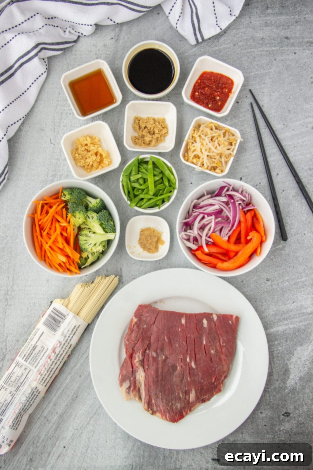 Ultimate Beef Lo Mein 4 ingredients for Beef Lo Mein