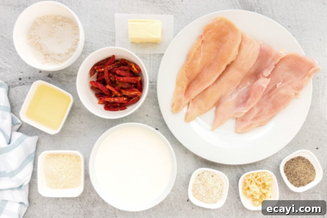 The Proposal Chicken 4 ingredients for Marry Me Chicken
