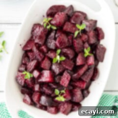 Caramelized Beet Perfection 9 Roasted Beets in a casserole