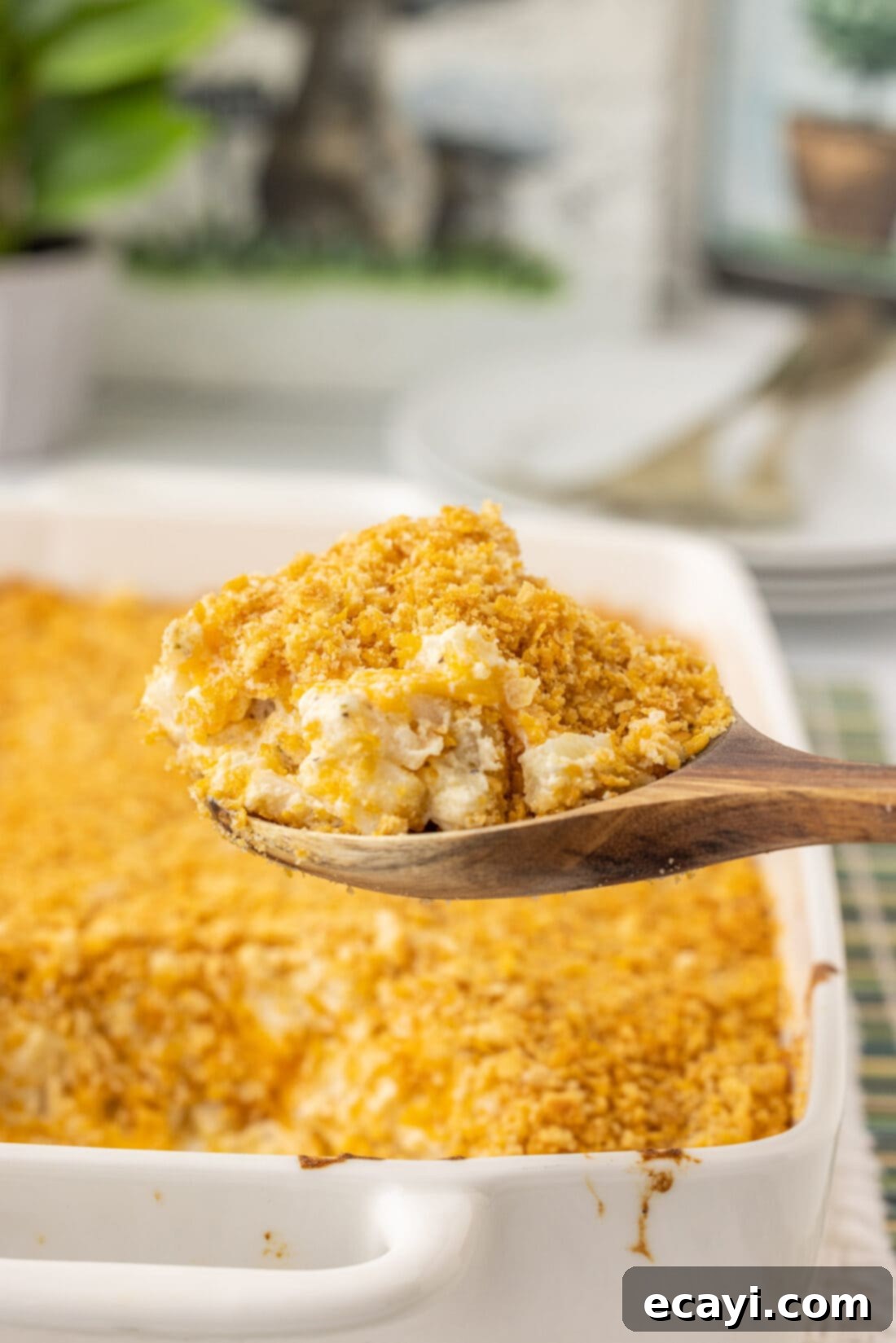 Heartwarming Potato Casserole 2 spoonful of creamy cheesy funeral potatoes