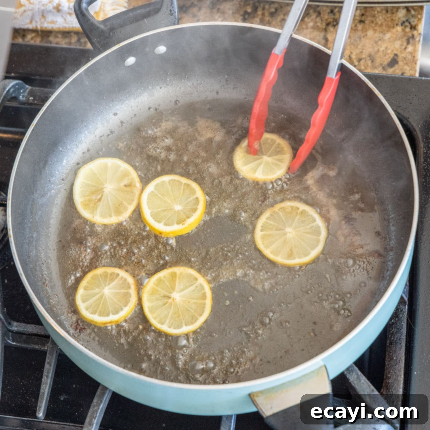 Golden Lemon Chicken 12 lemons in chicken drippings