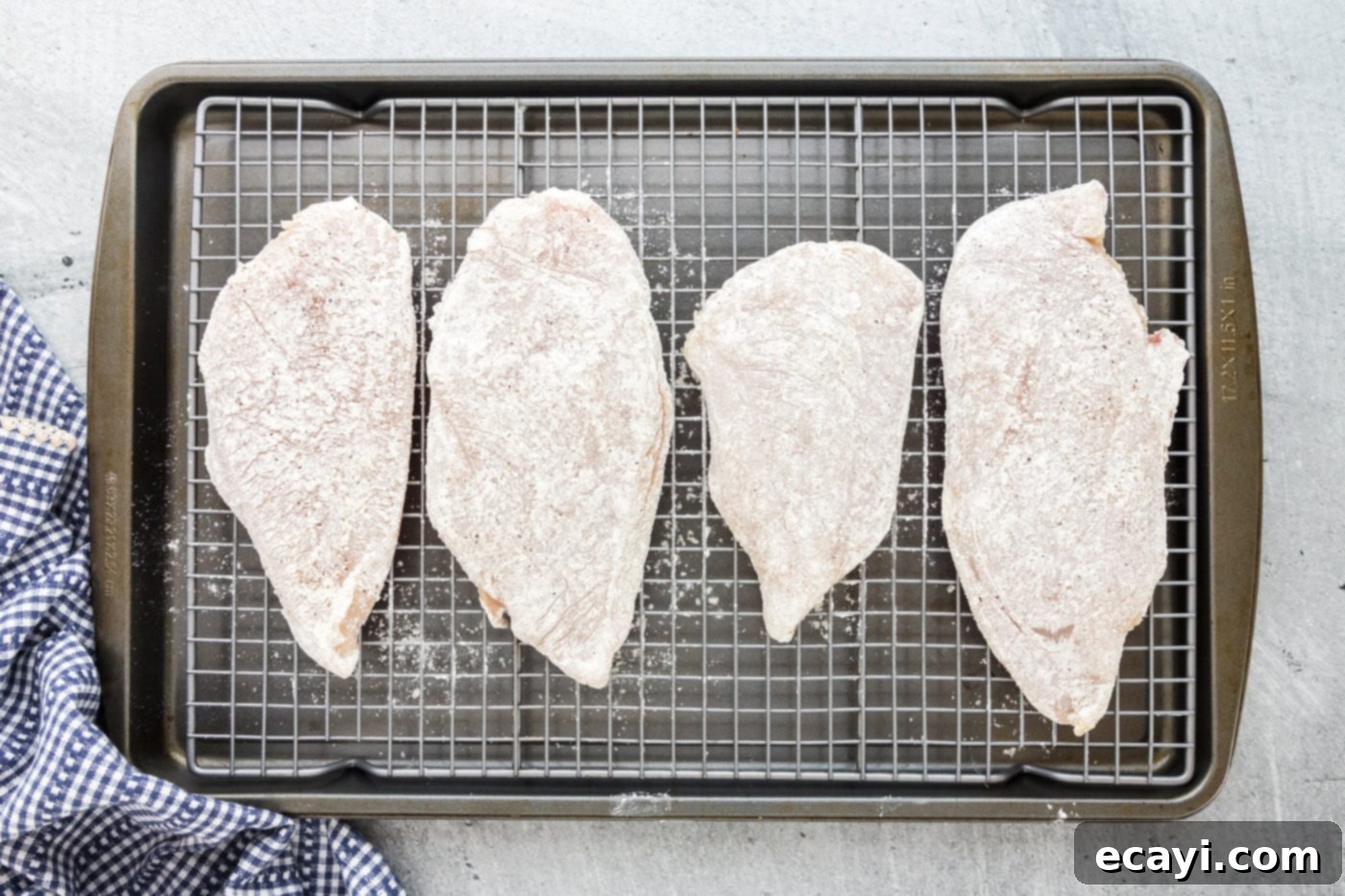 Golden Lemon Chicken 7 chicken breasts dredged in flour