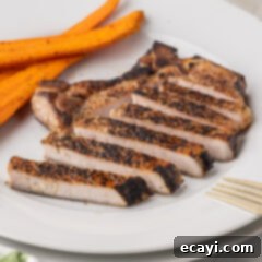 Meltingly Tender Sous Vide Pork Chops 13 plate of Sous Vide Pork Chops