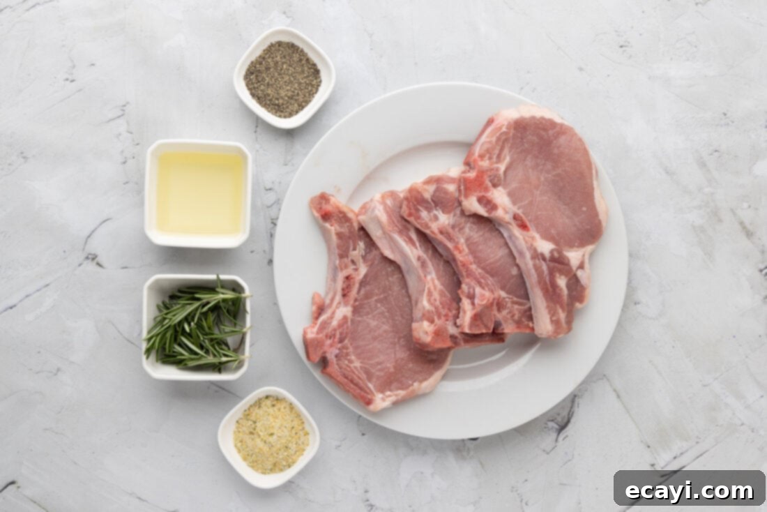Meltingly Tender Sous Vide Pork Chops 4 ingredients for Sous Vide Pork Chops