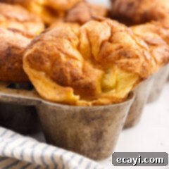 Light and Airy Popovers 12 Popovers in a Popover pan, fresh from the oven