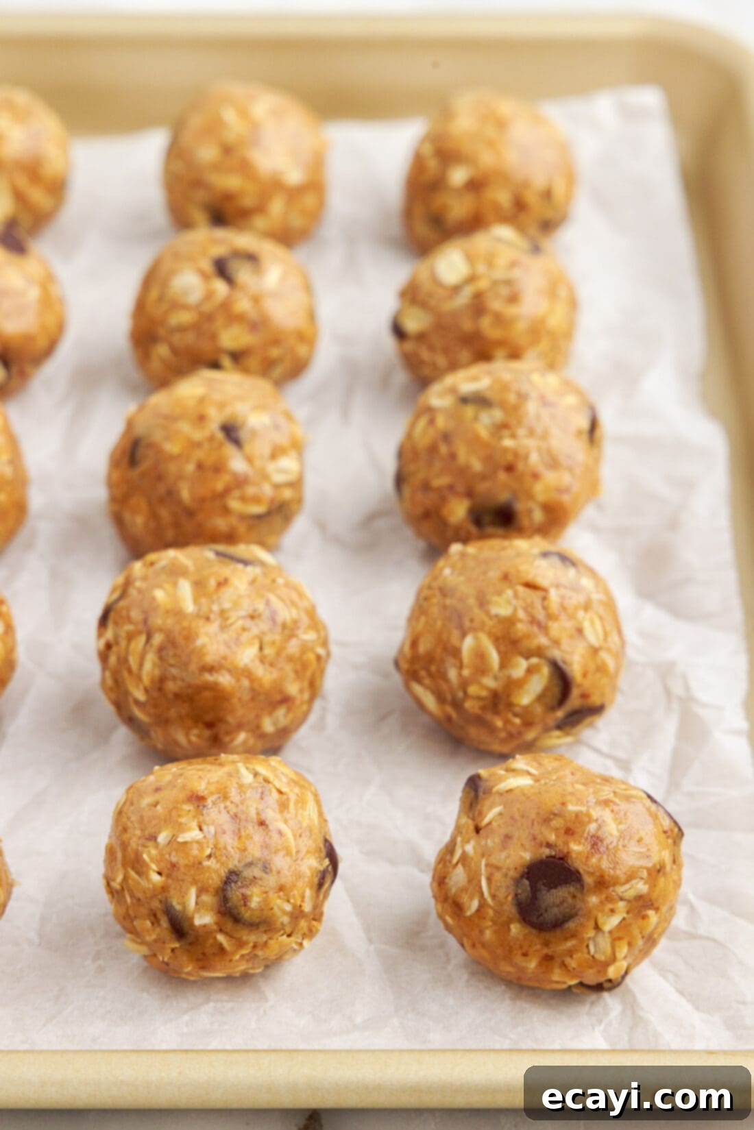 Effortless Energy Bites 3 tray of No Bake Energy Balls