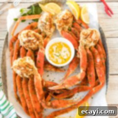 Arctic Crab Delights 11 Snow Crab Legs on platter