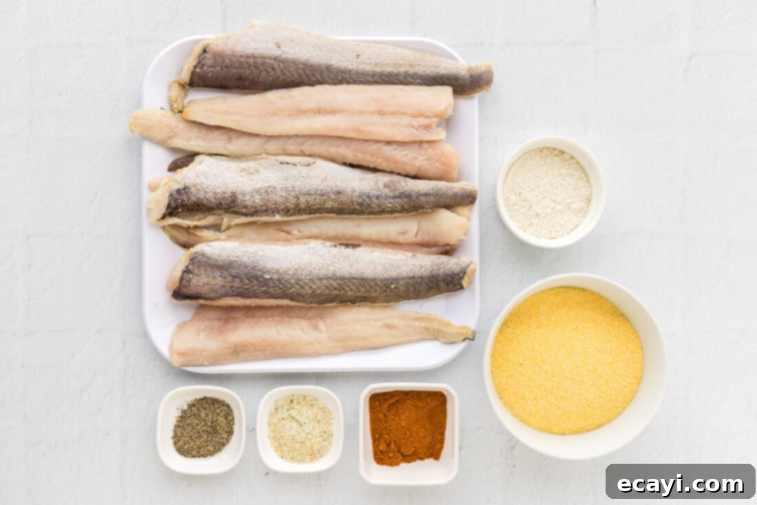 Crispy Fried Whiting 4 Ingredients for Fried Whiting Fish