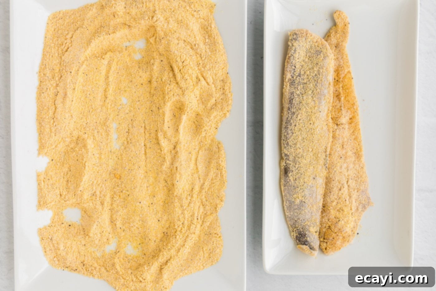 Crispy Fried Whiting 8 cornmeal coated fried whiting fish
