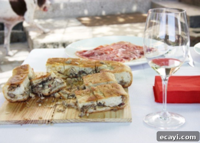 The Northern Portugal Enchantment 15 Stuffed bread and cured meats served as a pre-lunch snack at Quinta do Manoella, Douro Valley, Portugal // FoodNouveau.com