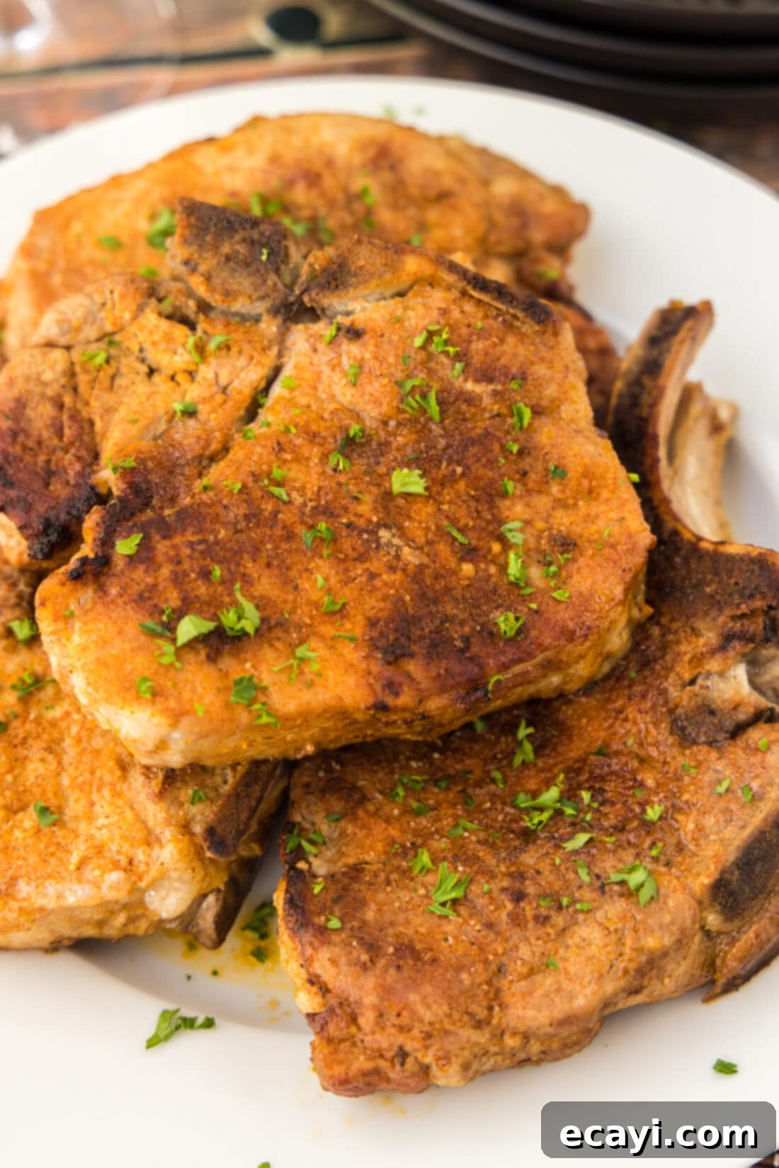 Tender Instant Pot Pork Chops 2 Plate of Instant Pot Pork Chops
