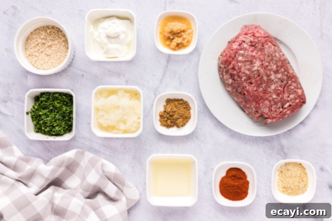 Aromatic Lamb Kofta 4 Ingredients for Lamb Meatballs