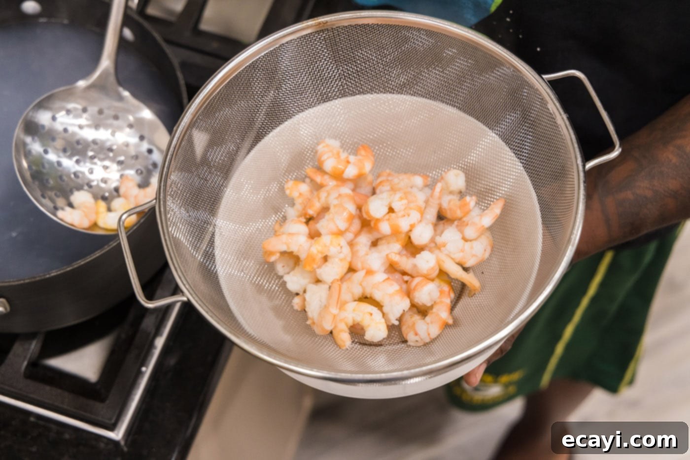 Zesty Lime Shrimp Ceviche 8 poached shrimp