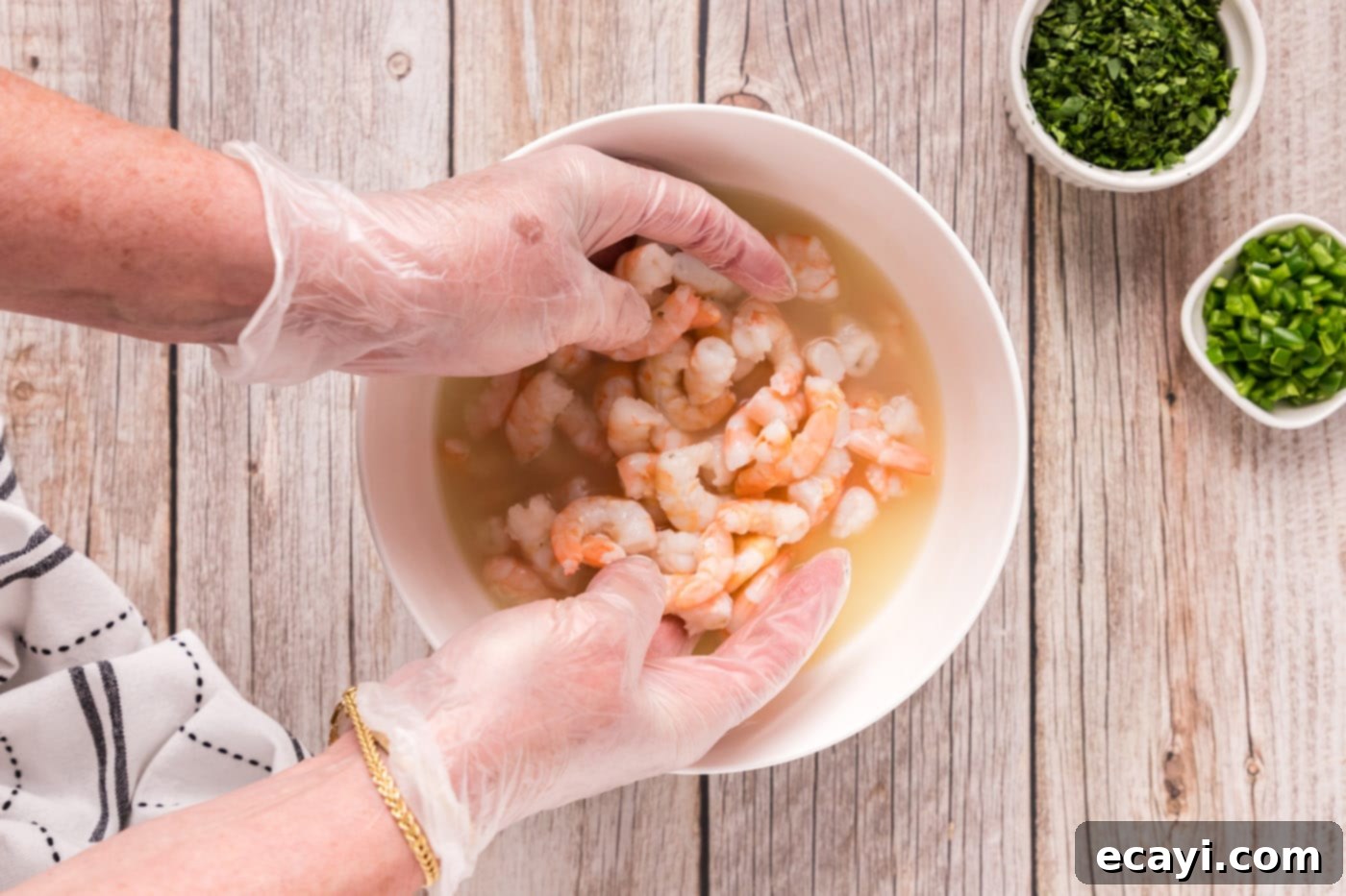 Zesty Lime Shrimp Ceviche 10 tossing shrimp in lemon and lime juices