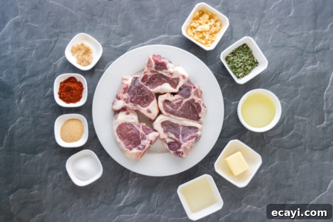 Seared Lamb Loin Chops 4 Ingredients for Lamb Loin Chops