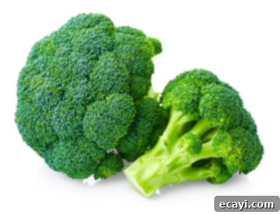 Düşük Karbonhidratlı Sebzeler: Ne Yenmeli, Nelerden Kaçınmalı 9 A vibrant head of fresh green broccoli, a well-known superfood.