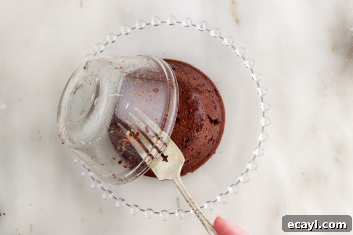 Molten Chocolate Bliss 17 turning lava cakes out of ramekin