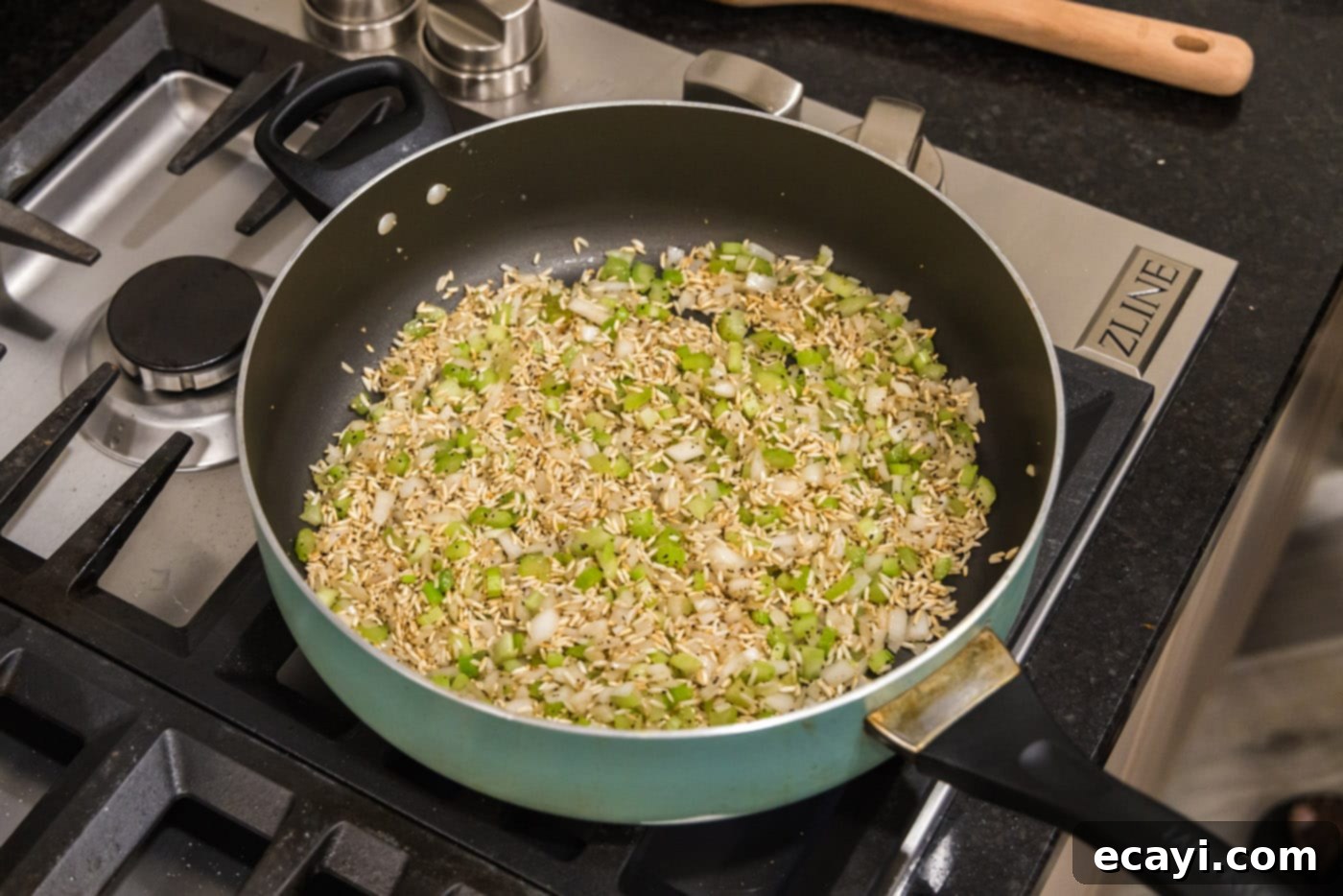 Savory Pilaf Perfection 8 rice pilaf in a skillet