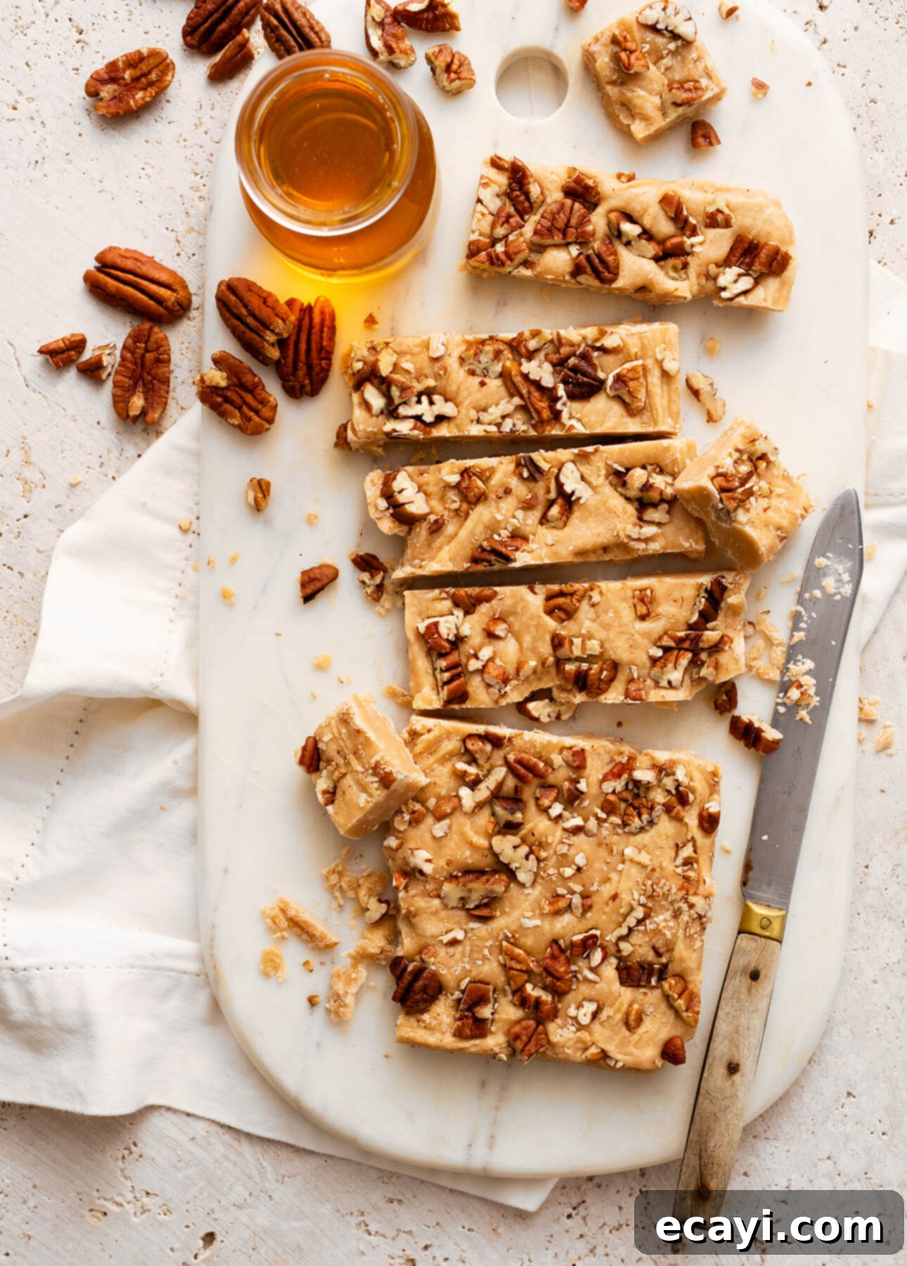 Maple Bliss Fudge 2 Maple Syrup Fudge // FoodNouveau.com
