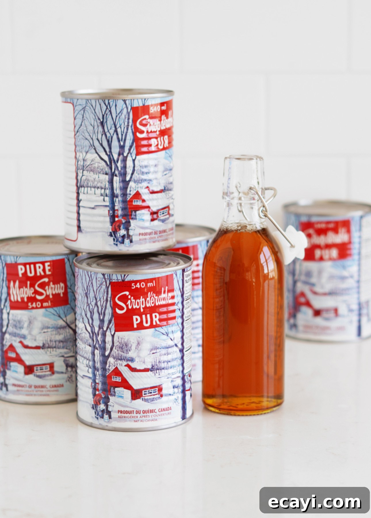 Maple Bliss Fudge 5 Cans of pure maple syrup from Québec // FoodNouveau.com
