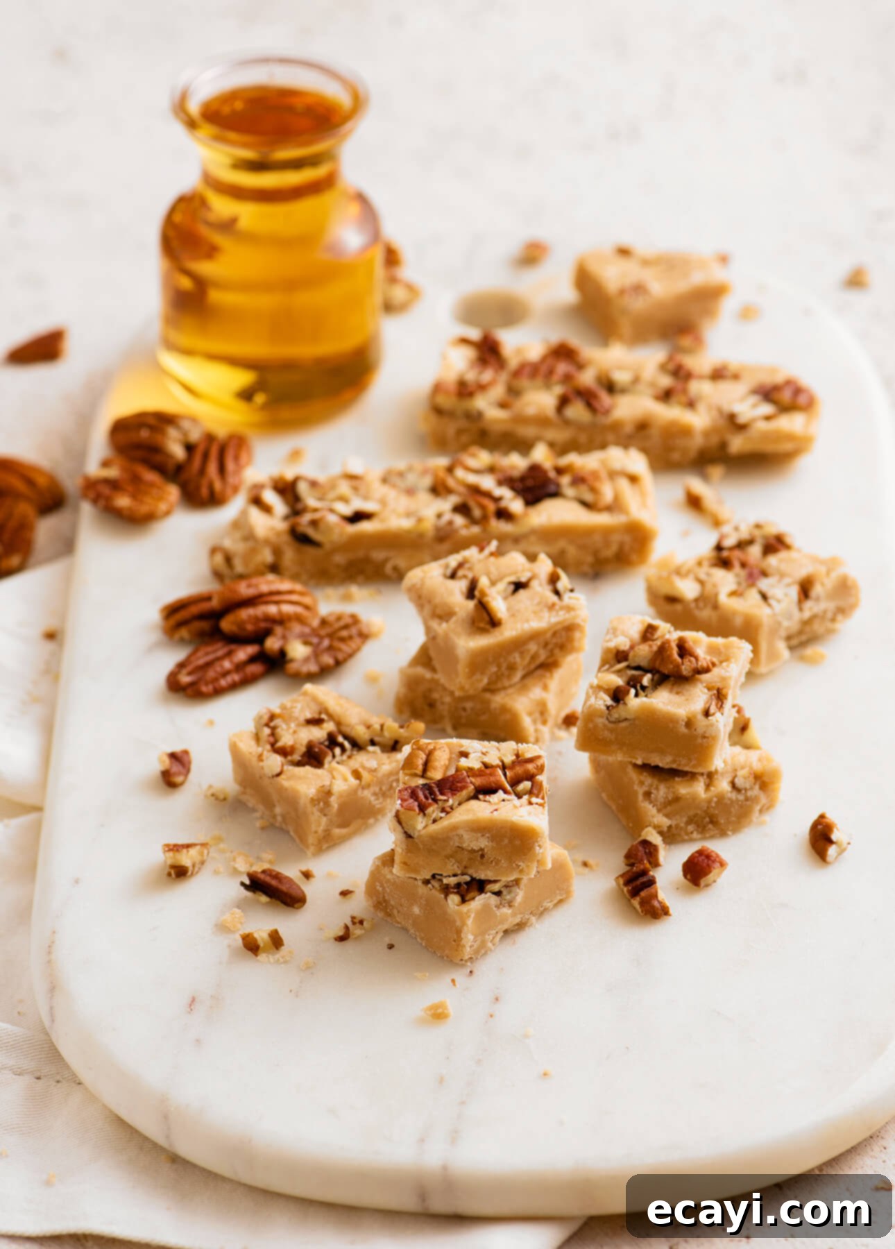 Maple Bliss Fudge 6 Maple Syrup Fudge // FoodNouveau.com