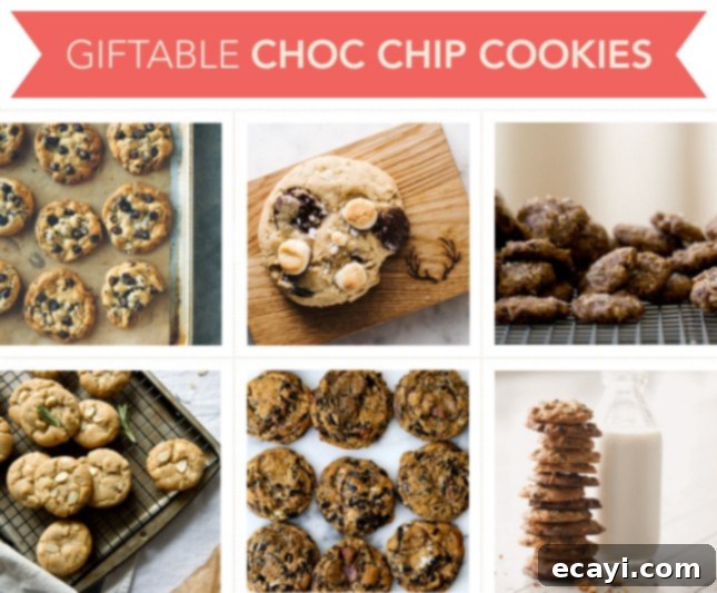 Gingerbread People: 64 Irresistible Cookies & Candies for Perfect Edible Gifts 5 A collection of classic chocolate chip cookies with various additions like marzipan, rosemary, and orange zest.