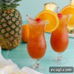Whiskey Wake 10 Two Rum Runners with a pineapple in the background