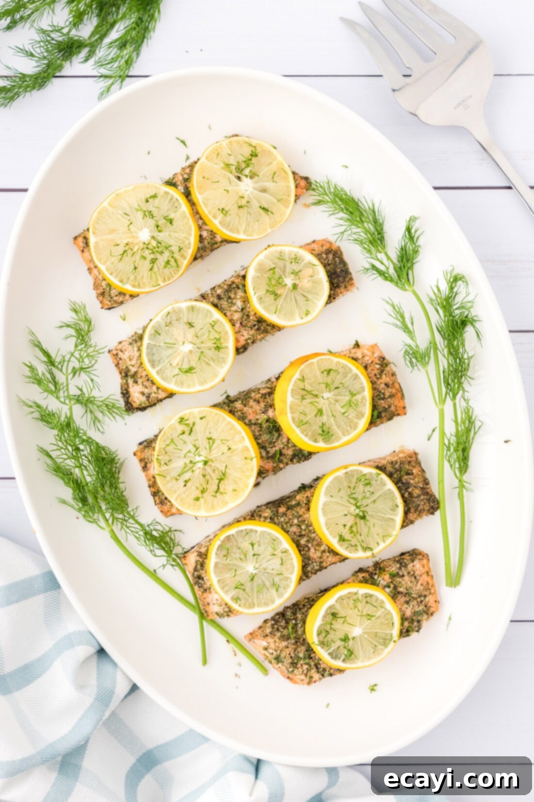 Zesty Dill Salmon 3 Platter of Dill Salmon