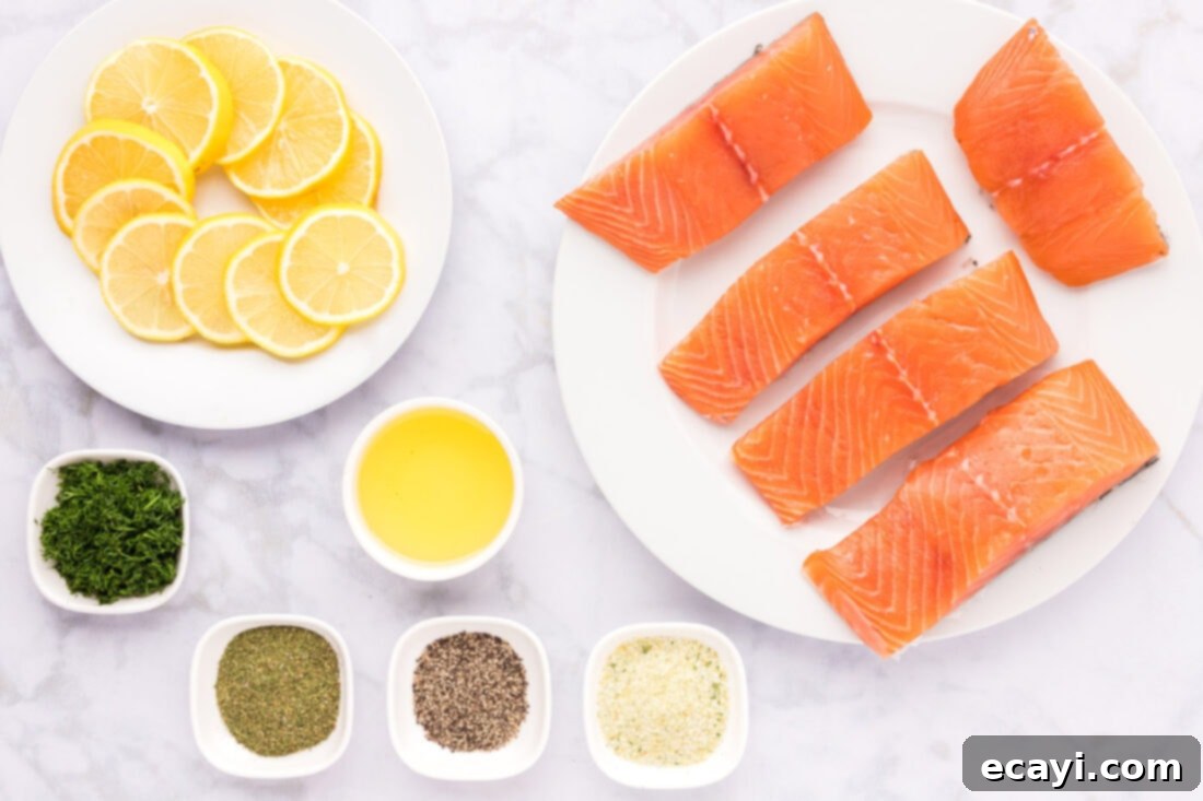 Zesty Dill Salmon 4 Ingredients for Dill Salmon