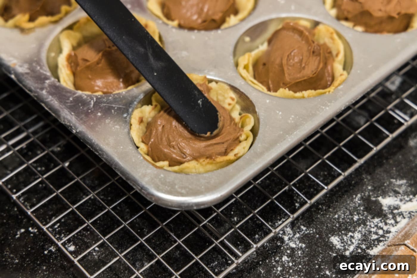 Petite French Silk Pies 26 leveling french silk pie