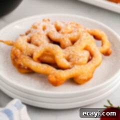 Carnival Classic: The Art of Funnel Cake 15 Funnel Cake topped with powdered sugar