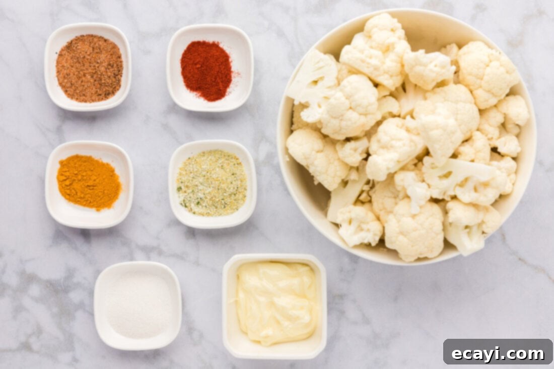Blistered Spicy Cauliflower 4 Ingredients for Spicy Roasted Cauliflower