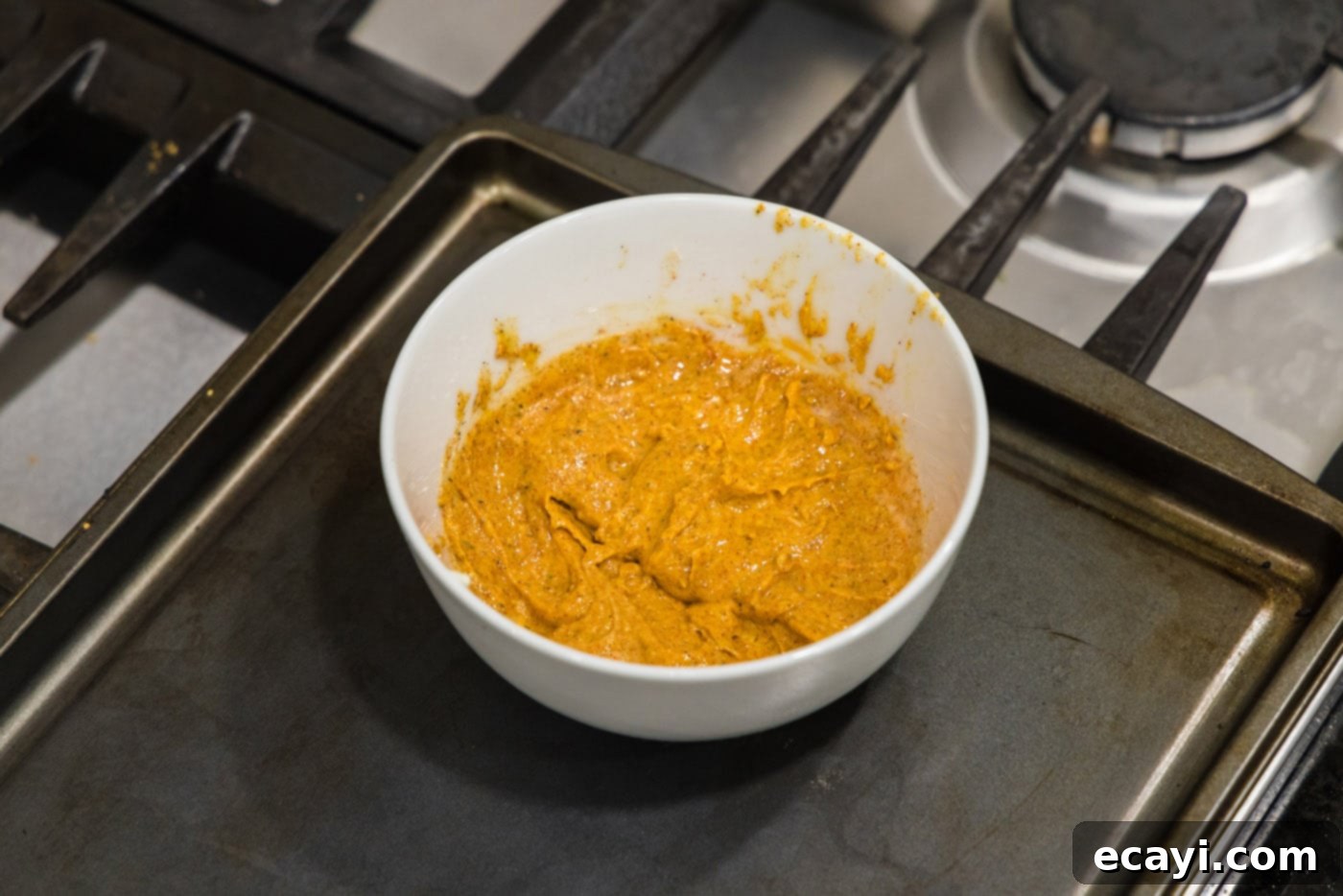 Blistered Spicy Cauliflower 6 spice rub for vegetables in a bowl