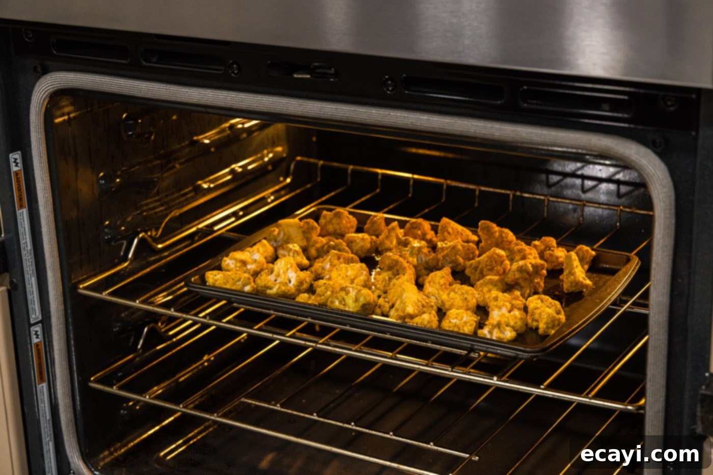 Blistered Spicy Cauliflower 10 spicy cauliflower in the oven